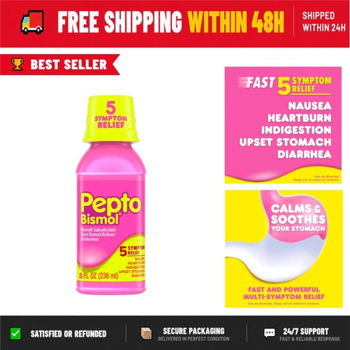 Pepto bismol liquid for - bismol,