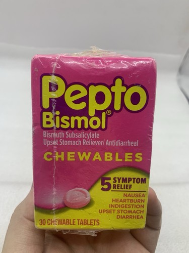 Pepto bismol chewable - pepto,