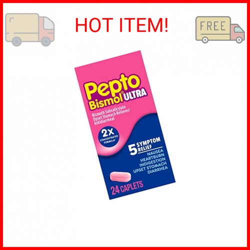 Pepto bismol caplets ultra for - caplets,