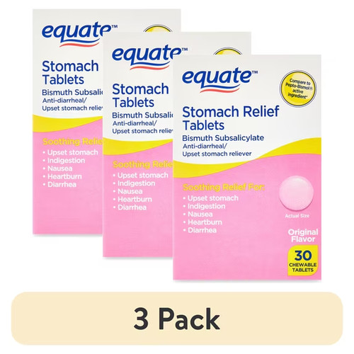 Equate stomach relief - relief, 262mg