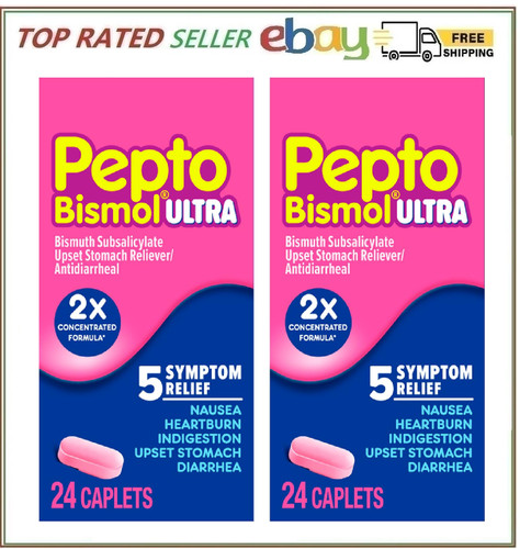Pepto bismol ultra - pepto, caplets