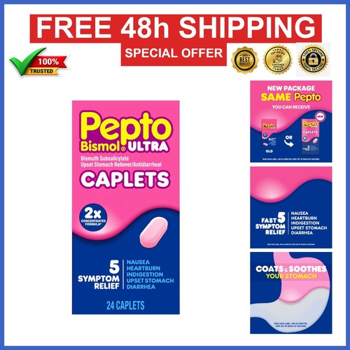 Pepto bismol ultra caplets - bismol,
