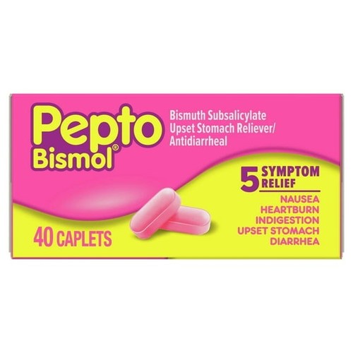 Pepto bismol caplets - bismol,
