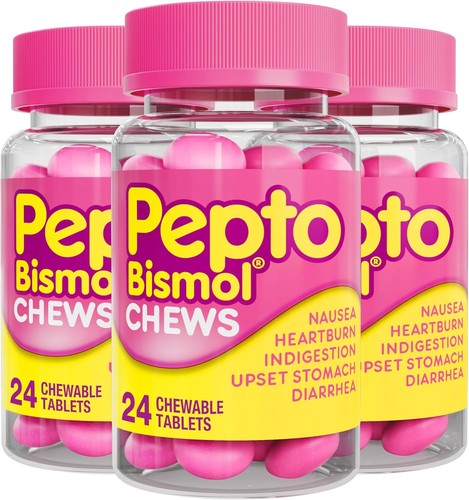 Pepto bismol chews tablets - bismol,