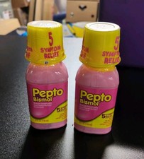 2 PEPTO BISMOL 4oz. FIVE