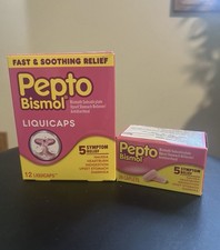 2PK Pepto Bismol 12 Liquicaps