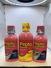(3) Pepto Bismol Ultra Coats