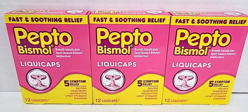 3pk pepto bismol liquicaps - bismol, ~