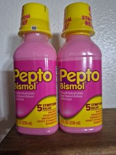 Pepto Bismol Lot Of Two 8 Oz