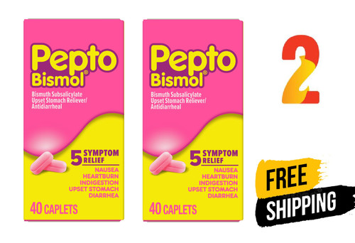 Pepto bismol caplets for upset - for,
