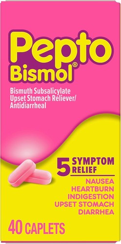 Pepto bismol caplets - pepto-bismol, 40