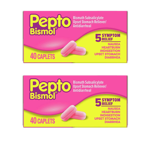 Pack pepto bismol caplets - bismol,