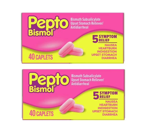 Pepto bismol caplets - bismol,