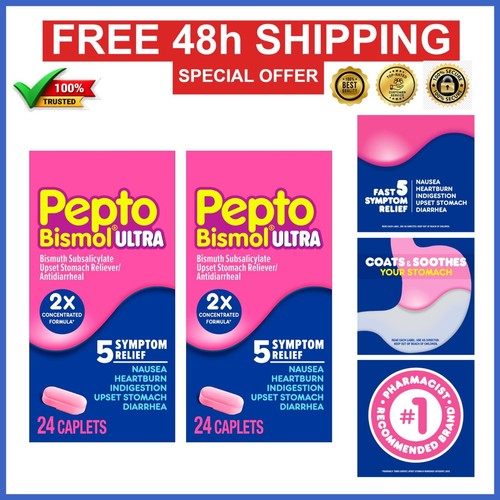 Pepto bismol ultra caplets - bismol,