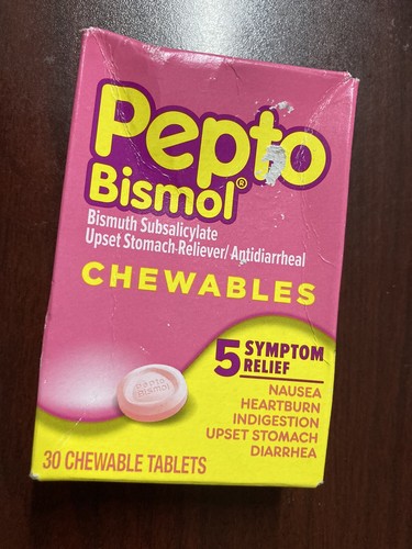 Pepto bismol chewables - chewables,, 30